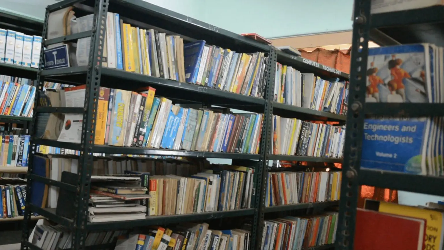 School library with books