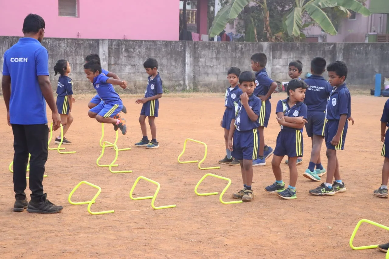 Children playing sports